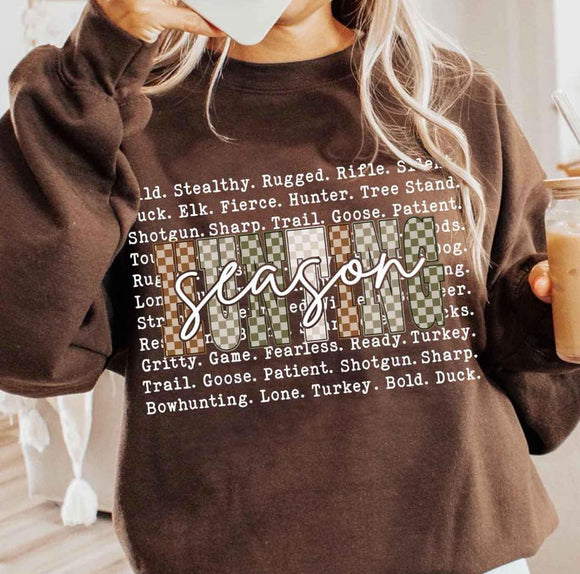 WS Hunting Wife Southern Deer Season Graphic Pullover