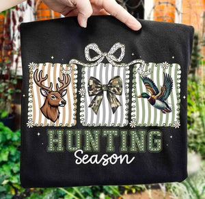 Hunting Season Preppy Girly Graphic T Shirt for Wife