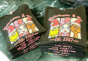 WS Grinchmas & Co Forest T Shirt Christmas Holiday Graphic T
