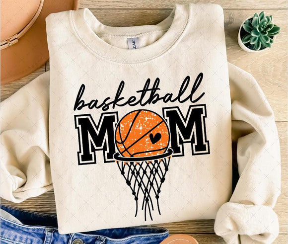 WS Basketball Mom Graphic Sweatshirt Womens Apparel
