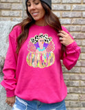 Wholesale Watercolor Turkey Pumpkin Thanksgiving Sweatshirt