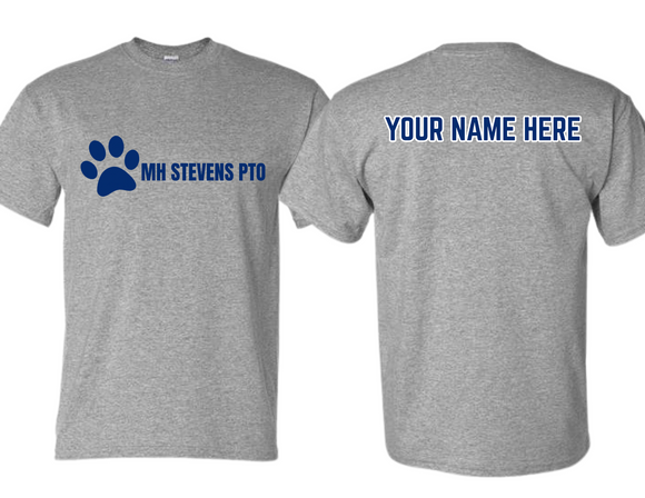 MHS MH Stevens PTO T Shirt Sport Gray - Youth & Adult