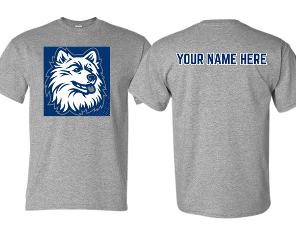 MHS Square Husky T Shirt Sport Gray - Youth & Adult