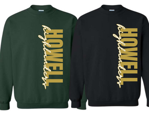 HOW Howell Highlanders Vertical Sweatshirt Youth & Adult