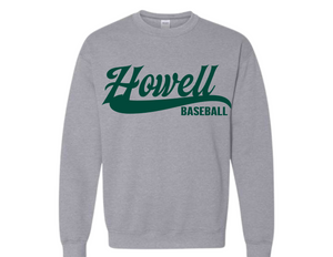 HOW Howell Baseball Sport Gray Sweatshirt Youth & Adult