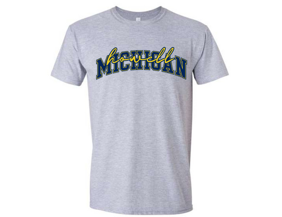 HOW howell MICHIGAN Sport Gray T Shirt Youth & Adult