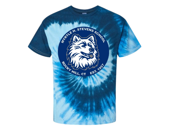 MHS Blue Ocean Tie Dye T Shirt - Youth & Adult