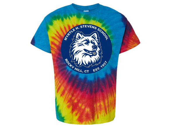 MHS Reactive Rainbow Tie Dye T Shirt - Youth & Adult