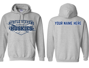 MHS Myrtle Stevens Huskies Hoodie Sport Gray - Youth & Adult