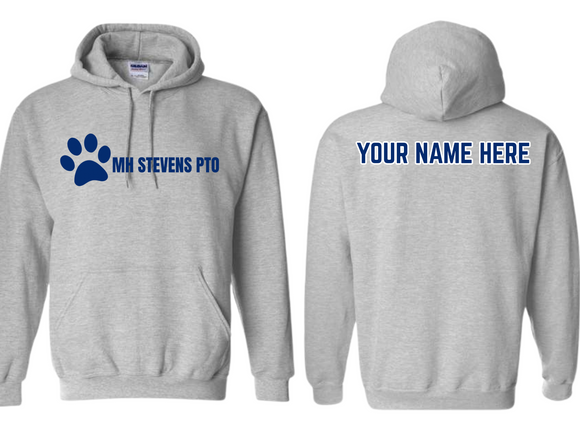 MHS MS Stevens PTO Hoodie Sport Gray - Youth & Adult
