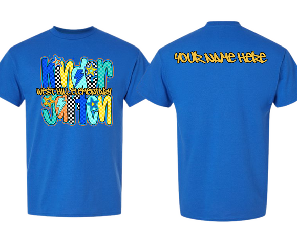 WHE Royal T Shirt - Kindergarten Youth & Adult