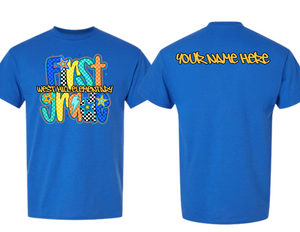 WHE Royal T Shirt - First Grade Youth & Adult