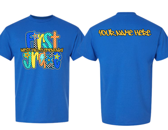 WHE Royal T Shirt - First Grade Youth & Adult