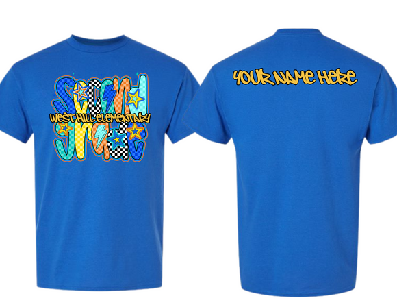WHE Royal T Shirt - Second Grade Youth & Adult