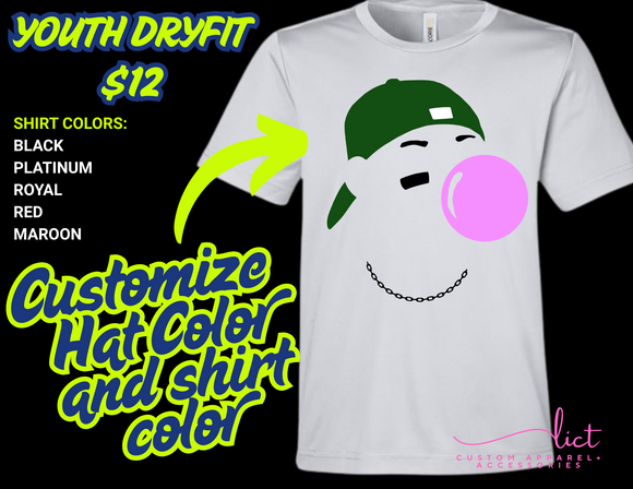 Bubble Gum Youth Baseball T Shirt