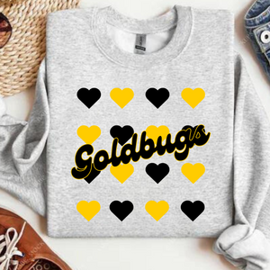 Wholesale School Spirit Sweatshirt Goldbugs - Ash