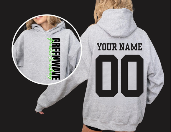 NMHS Greenwave Vertical Field Hockey Hoodie