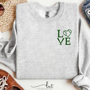 New Milford Green Wave Baseball Love Sweatshirt