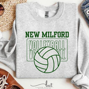 Volleyball Sweatshirt New Milford Volleyball