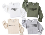 Wholesale Suspect Funny Sweatshirts Assorted