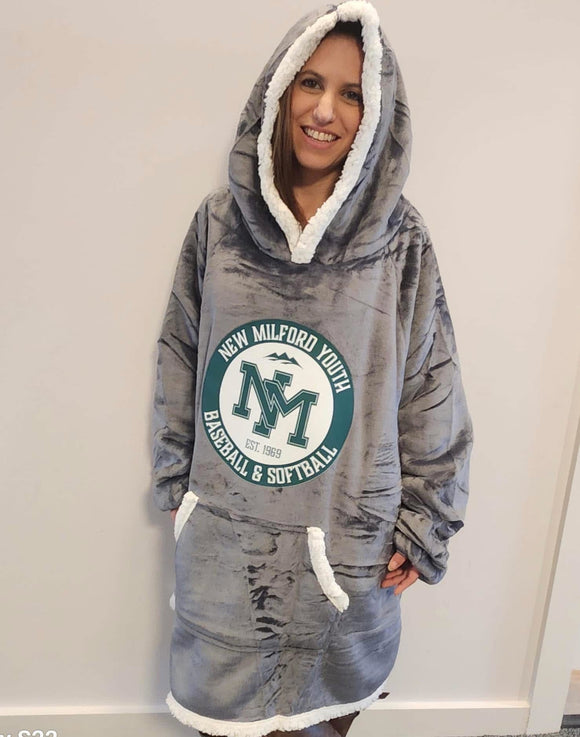 New Milford Greenwave Snuggie one side fits all