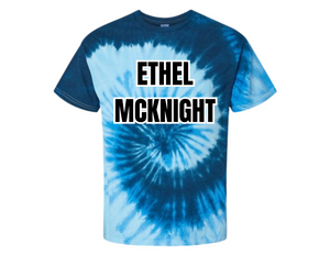 EMK Tie Dye T Shirt - Ethel McKnight in Black- Youth