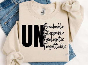 Wholesale UNbreakable Inspirational Sweatshirt Sand