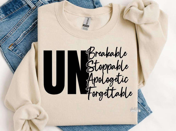 Wholesale UNbreakable Inspirational Sweatshirt Sand