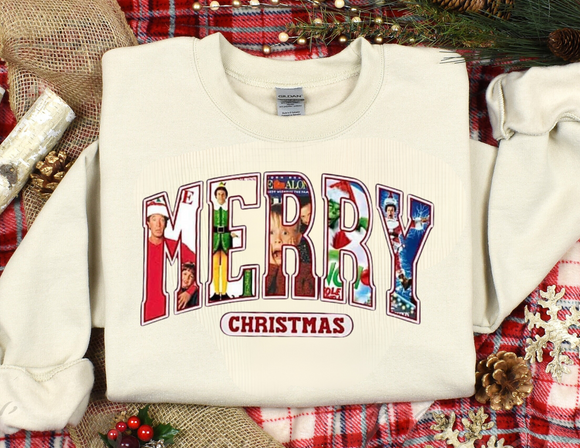 Wholesale Merry Christmas Movie Sweatshirtin Sand