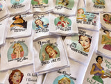 Wholesale | 6 pcs | Assorted Snarky Kitchen Towels Vintage Ladies