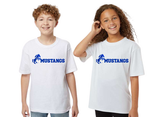 EMK Val-U-T Shirt - Ethel McKnight MUSTANG in Blue- Youth