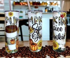 Wholesale | 4 | Pumpkin Spice Junkie Tumblers