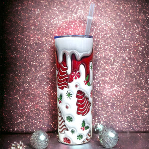 Wholesale | 4 | 3D Christmas Cake Drip Tumblers