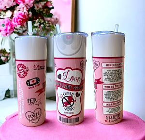 Wholesale |4| Love Repellent Valentine's Spray Tumbler