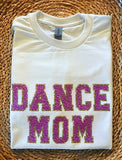 Wholesale Sports Mom Dance Mom Gymnastics Mom Faux Patch T Shirts