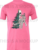 Wholesale Sorta Merry Sorta Scary Skeleton Christmas Tree T Shirt