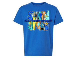EMK Royal Blue T Shirt - Second Grade