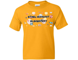EMK Gold T Shirt - Ethel McKnight Space