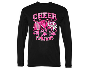 TRO Cheer for a Cause Long Sleeve Dryfit T - Youth & Adult