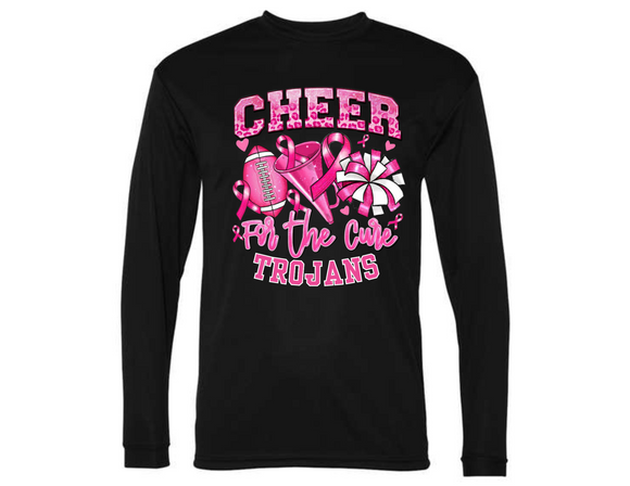 TRO Cheer for a Cause Long Sleeve Dryfit T - Youth & Adult