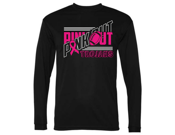 TRO Pink Out Block Long Sleeve Dryfit T - Youth & Adult