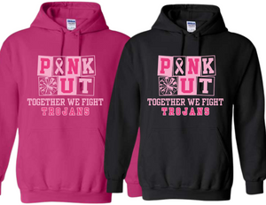 TRO Pink Out Together We Fight Hoodie - Youth & Adult