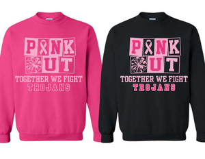 TRO Pink Out Together We Fight Sweatshirt - Youth & Adult