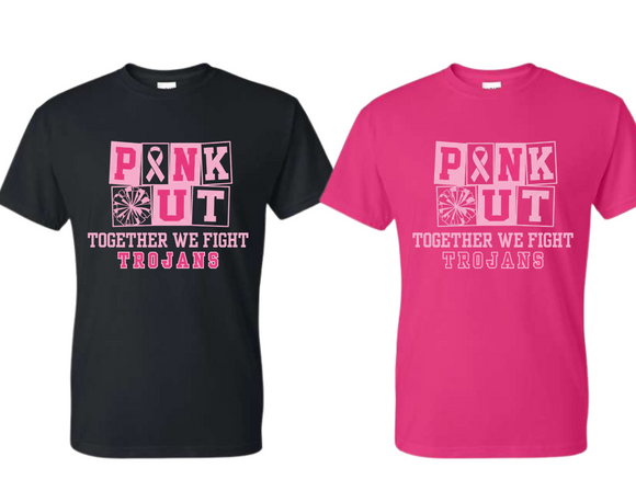 TRO Pink Out Together We Fight T Shirt - Youth & Adult