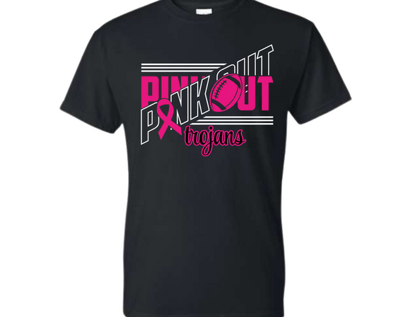 TRO Pink Out Cursive T Shirt - Youth & Adult