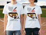 Baseball Dad Baseball Mom T Shirt Gift for Mother's Day and Father's Day