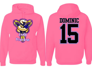 MB Unisex Hot Pink Hoodie Lady Mambas Adult & Youth