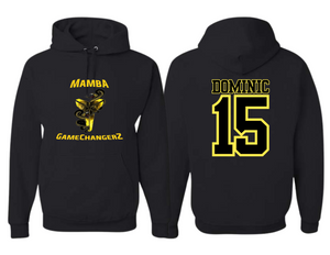 MB Unisex Black Hoodie Mamba Gamechangerz Adult & Youth