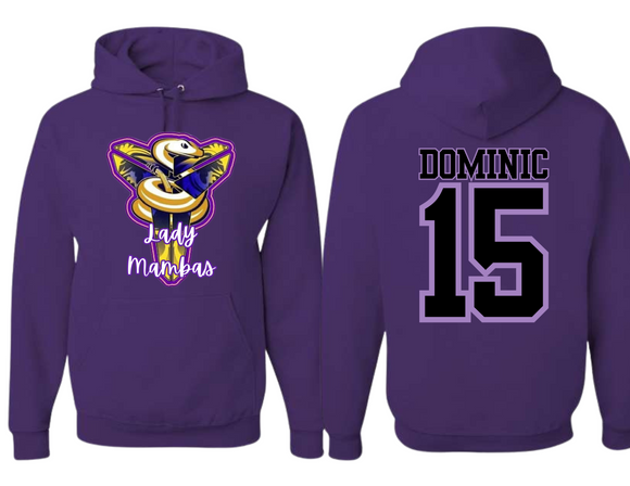 MB Unisex Purple Hoodie Lady Mambas Adult & Youth