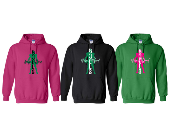 BULL New Milford Bulls Player Hoodie - Adult and Youth - Multi Color Choices